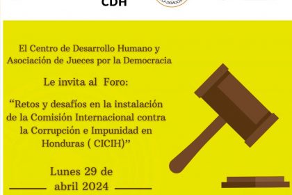Foro: Retos y desafíos en la instalación de la Comisión Internacional ...